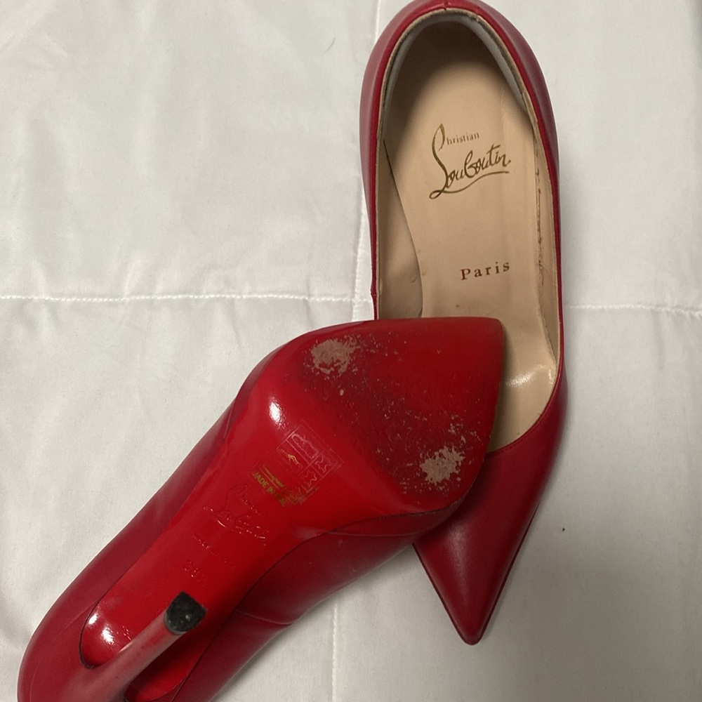 Christian Louboutin Red Heels - Picture 2 of 4